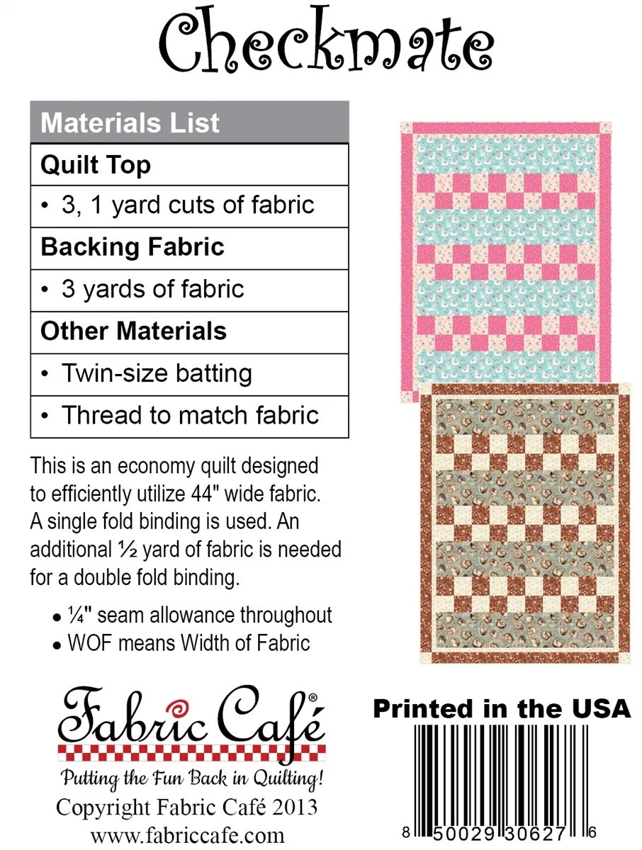 Checkmate Pattern by Fabric Cafe