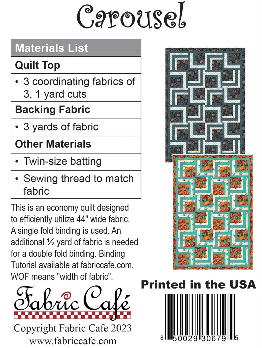 Carousel Pattern by Fabric Cafe