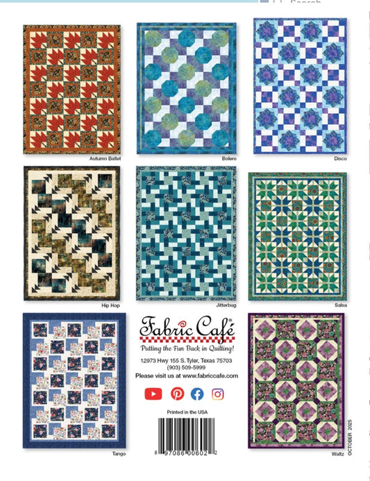 Step It Up - 5 Yard Quilt Pattern Book by Fabric Cafe