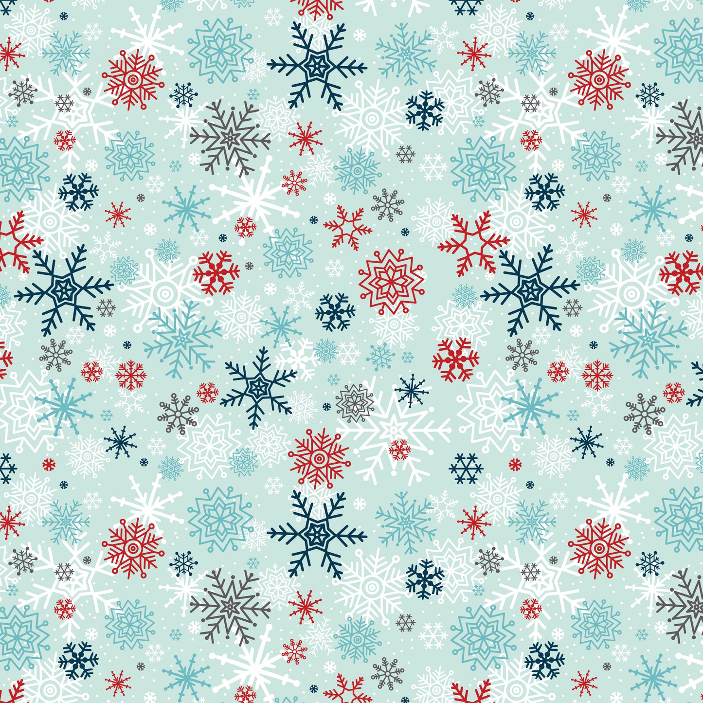 A Perfect Winter Snowflakes Powder by Riley Blake Designs