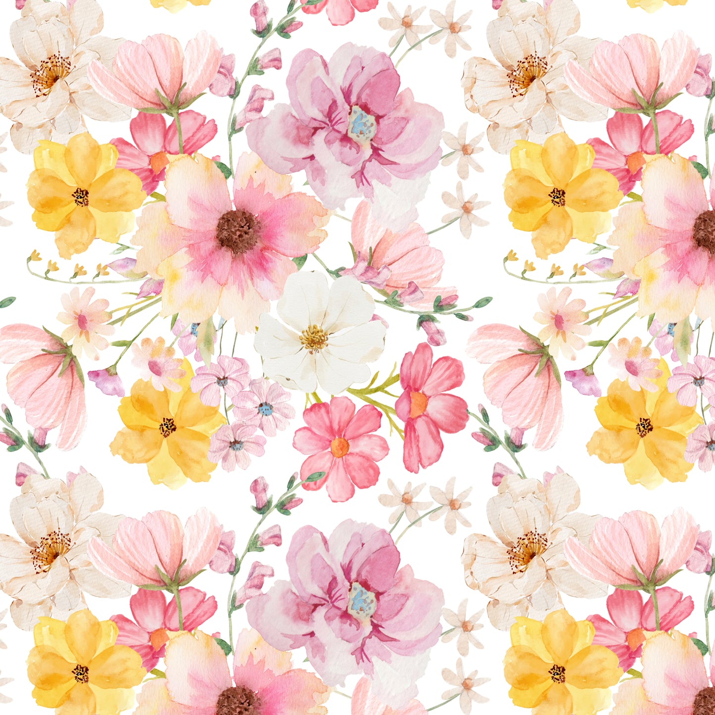 Painted Petals Main White
