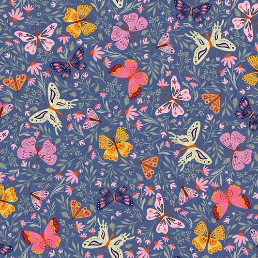 Flutter Blooms - Butterflies - PB Textiles