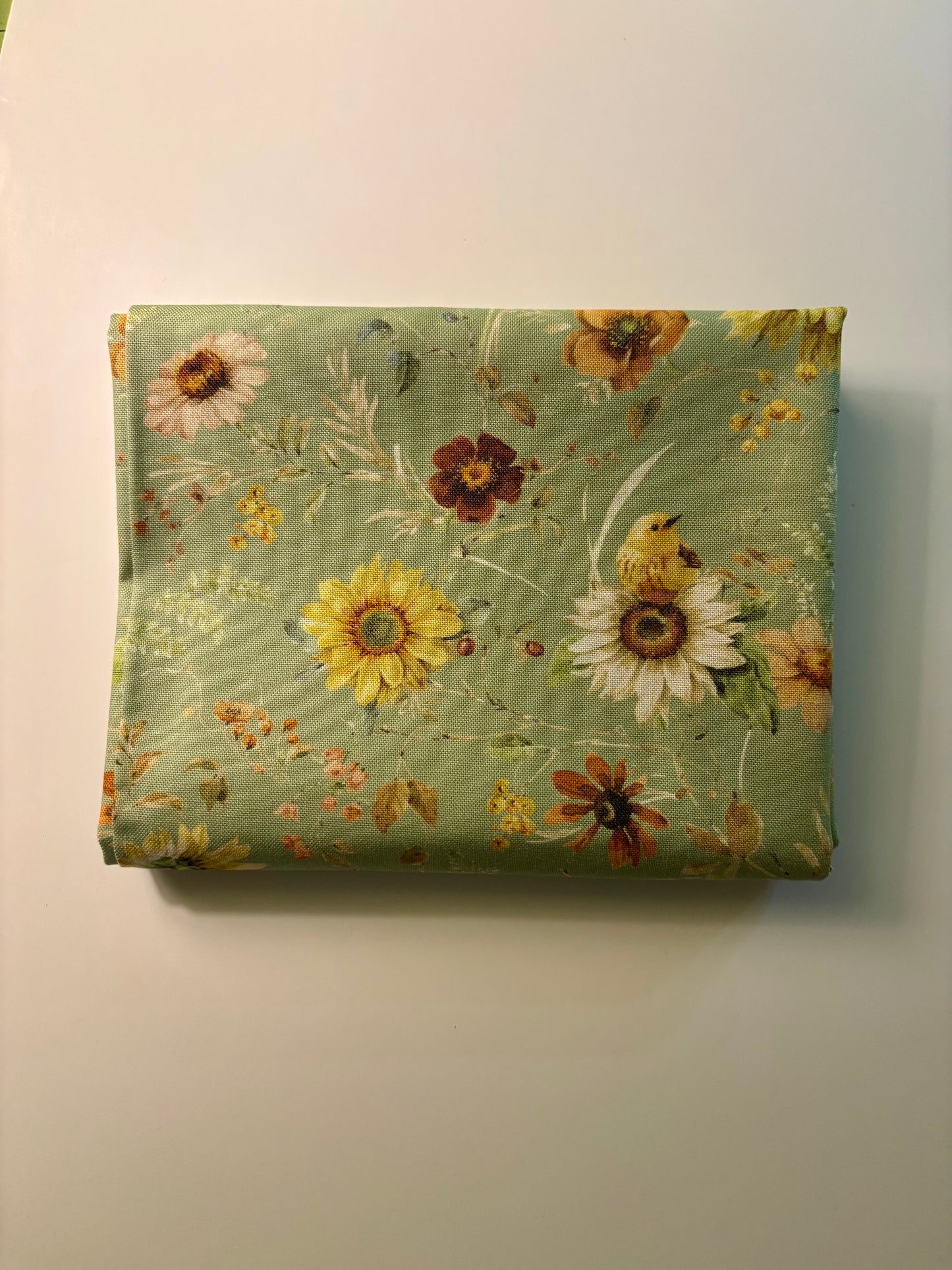 Sunflower Whispers Fat Quarter Bundle - Green