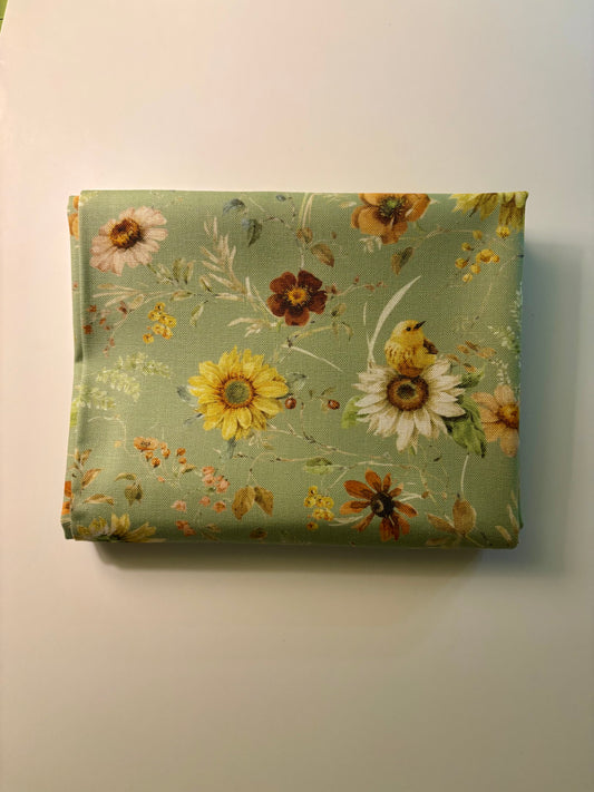 Sunflower Whispers Fat Quarter Bundle - Green