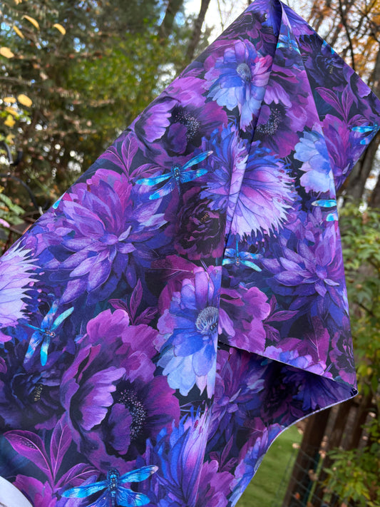 Dragonfly Mist Floral by Timeless Treasures