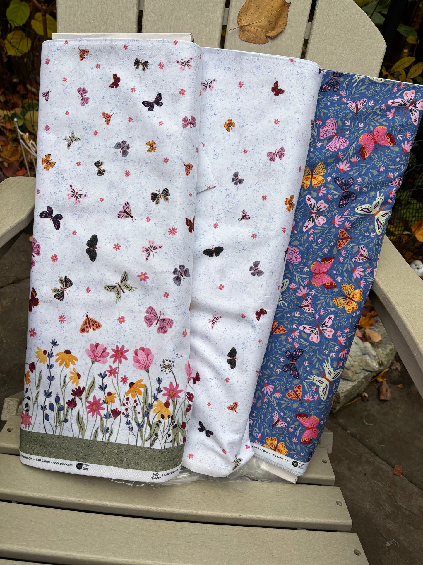 Flutter Blooms - Butterflies - PB Textiles