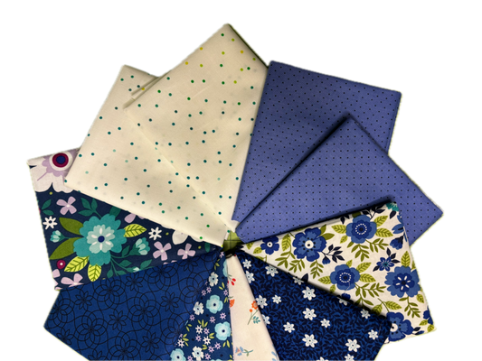 Deep Blue Fat Quarter Bundle