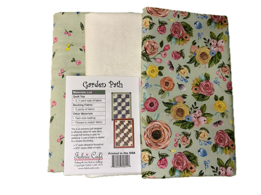 3 Yard Quilt Kit Sweet Spring Floral - Mint