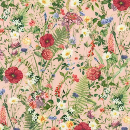 Primrose Floral Field by Robert Kaufman