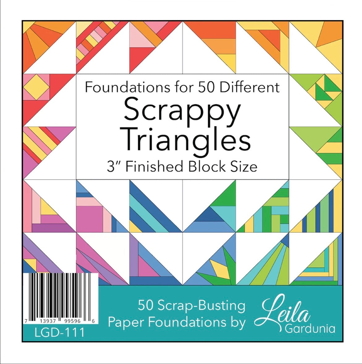 3” Scrappy Triangle Foundational Paper Piecing Book