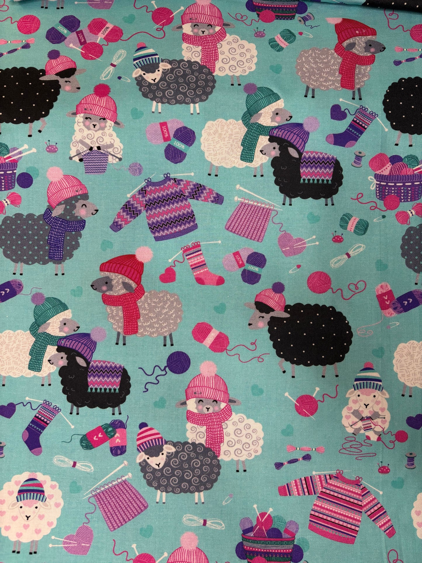 5 Yards of Love Ewe More by Benartex