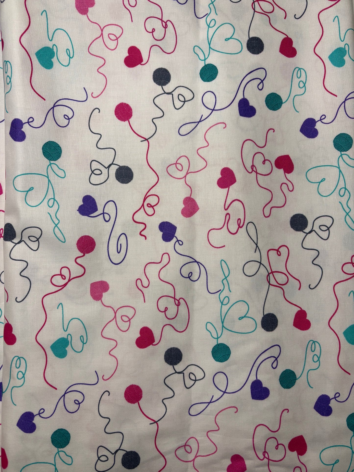 5 Yards of Swirling Yarn by Benartex