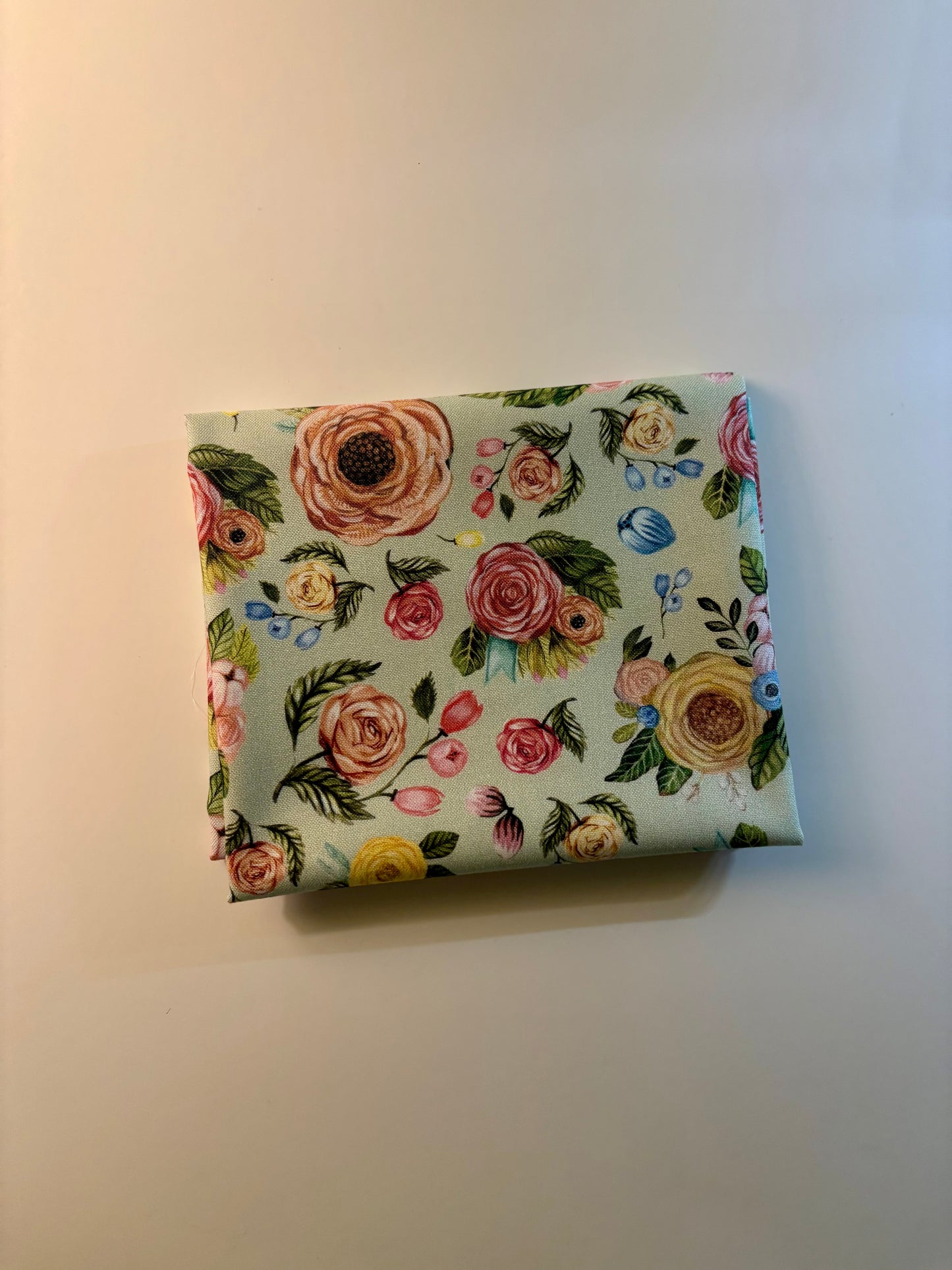 Mint Sweet Floral Fat Quarter Bundle