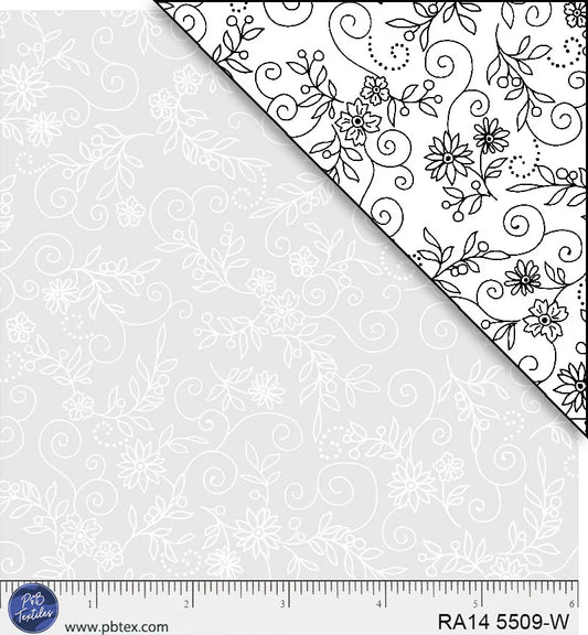 Floral Vine and Scroll - Ramblings - PB Textiles