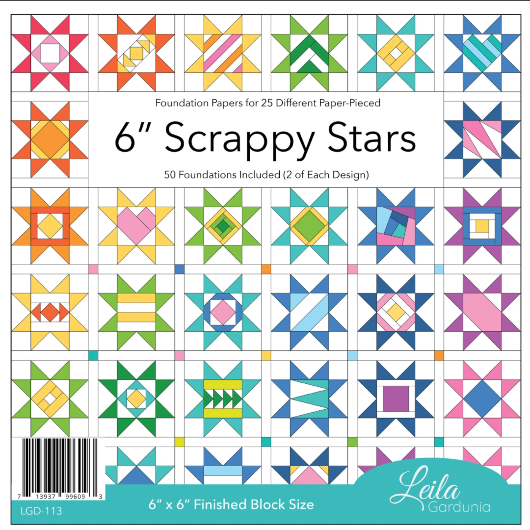 6" Scrappy Stars Foundation Pad