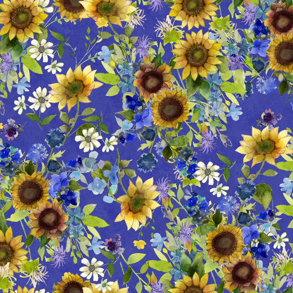 Dark Periwinkle Sunflower Song Bouquets