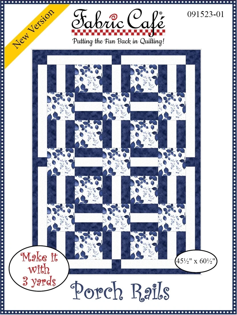 Porch Rails 3 Yard Pattern by Fabric Cafe