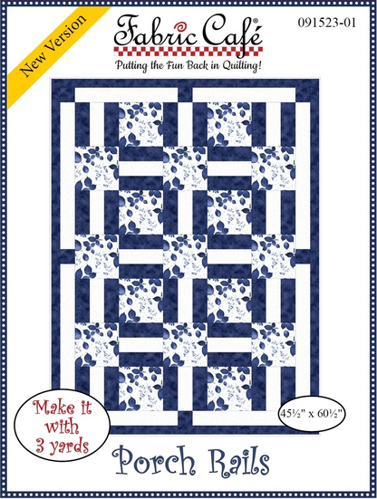 Porch Rails 3 Yard Pattern by Fabric Cafe