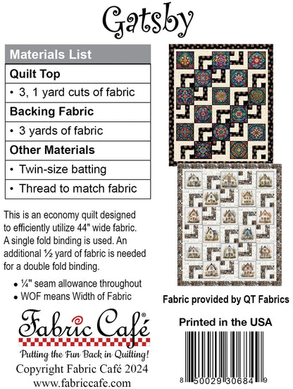 Gatsby Pattern by Fabric Cafe