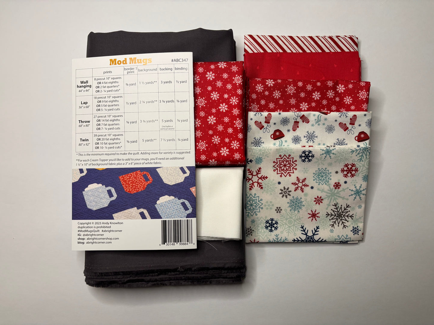 Mod Mugs Quilt Kit #1