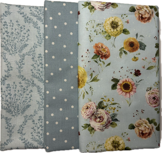 Blue Sketchbook 3 Yard Bundle