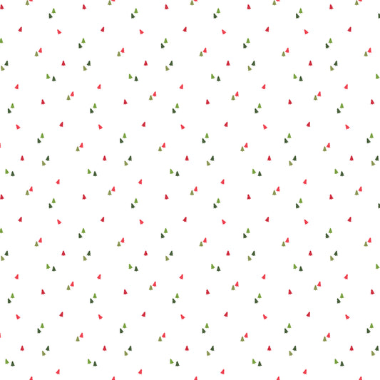 Seasonal Basic Trees White by Riley Blake Designs