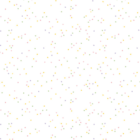 Blossom on White Spring by Riley Blake Designs