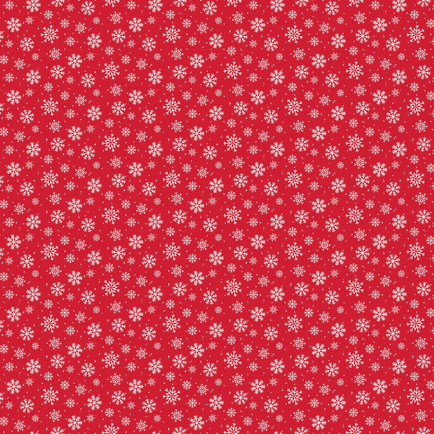 Seasonal Basics Snowflakes Red by Riley Blake Designs