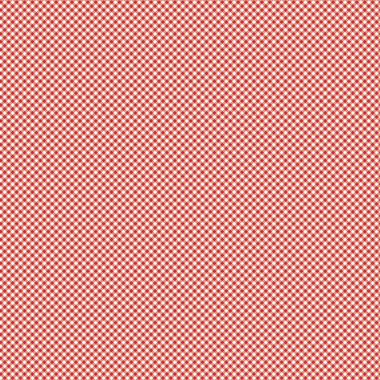 Seasonal Basics in Gingham Red by Riley Blake Designs