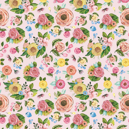 Riley Blake - Sweet Spring Floral - Pink
