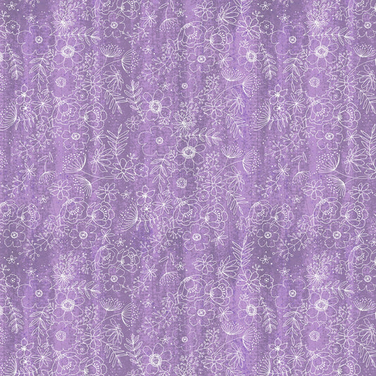 Wisteria Midnight Allium by Michael Miller