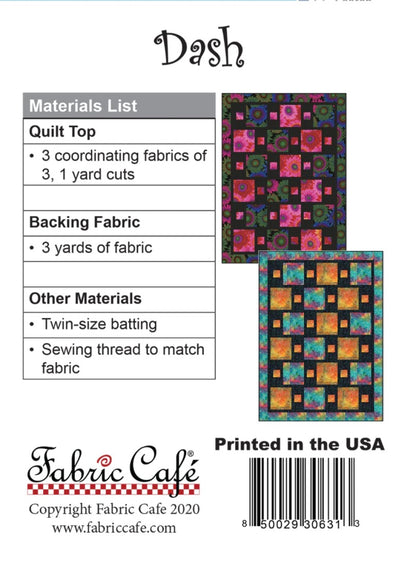 Dash Pattern by Fabric Cafe