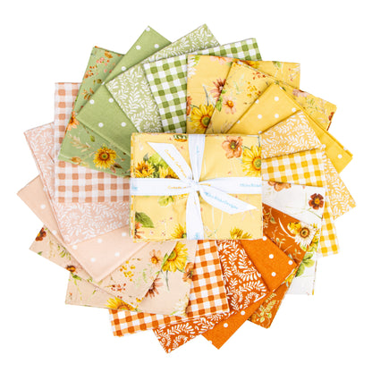Sunflower Whispers Fat Quarter Bundle