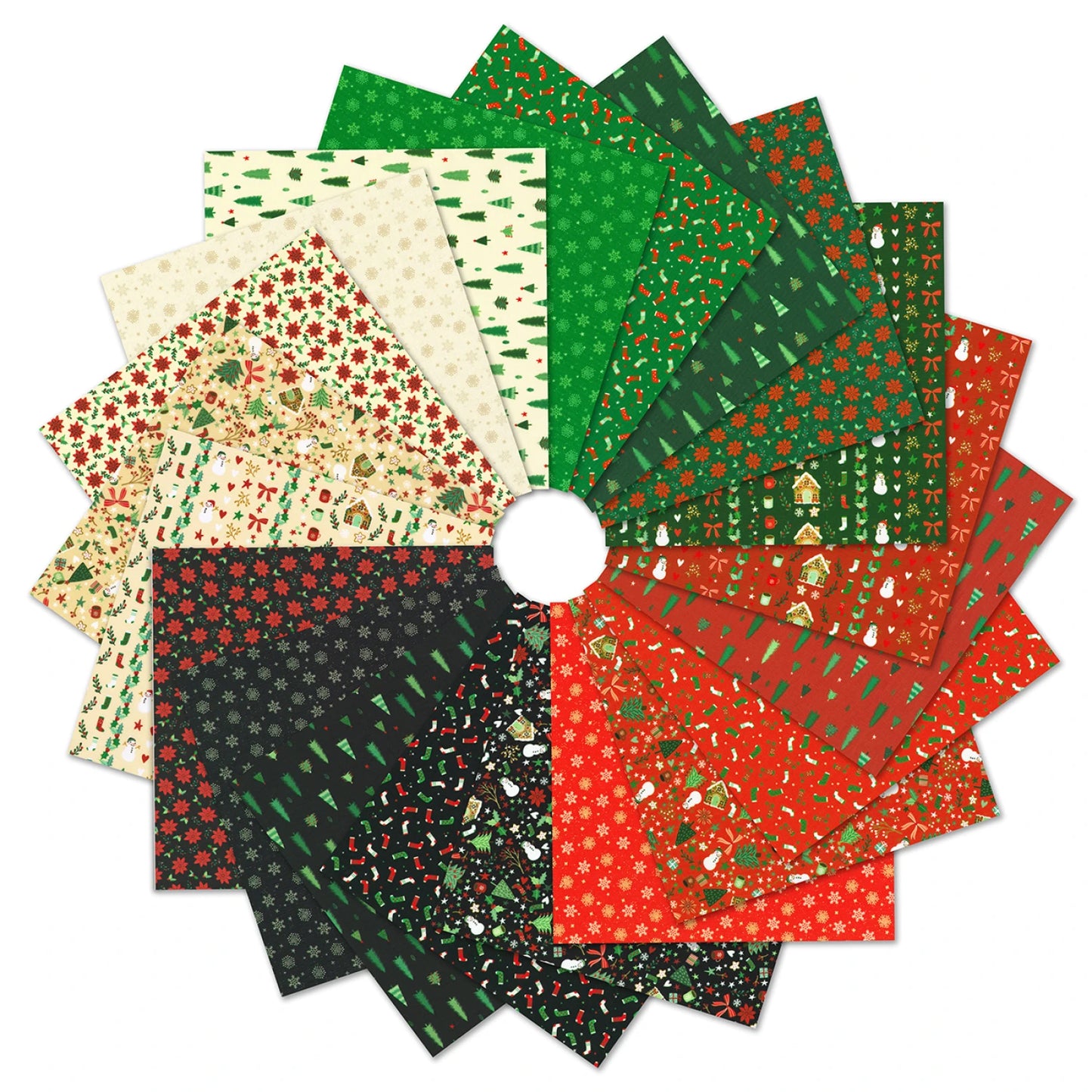 Tiny Tidings From Robert Kaufman Fat Quarter Bundle
