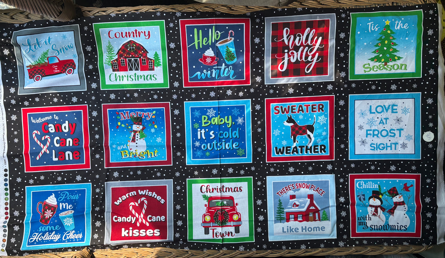 Benartex Christmas Panel