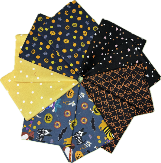 Large Yellow Howloween Fat Quarter Bundle