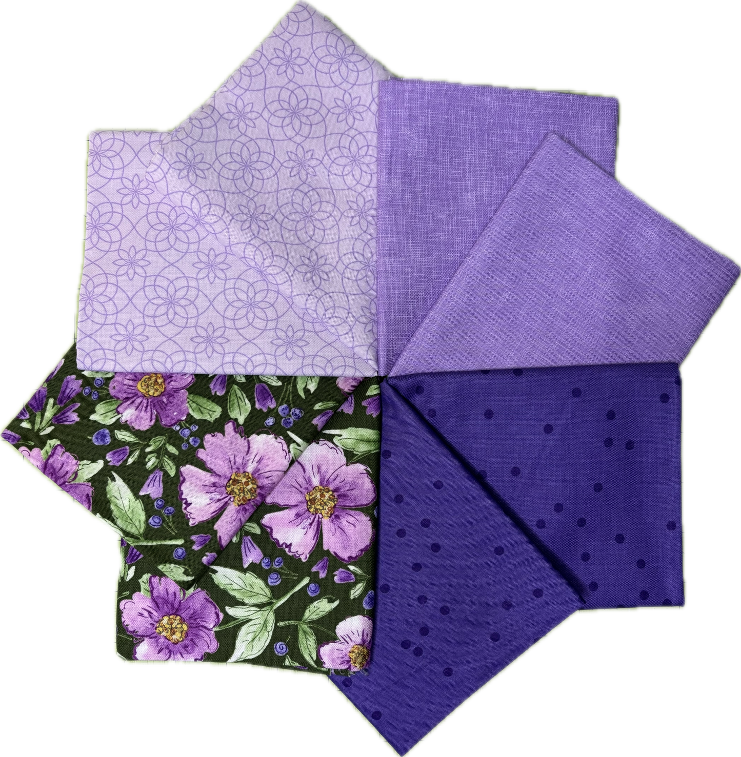 Plum Petals Fat Quarter Bundle
