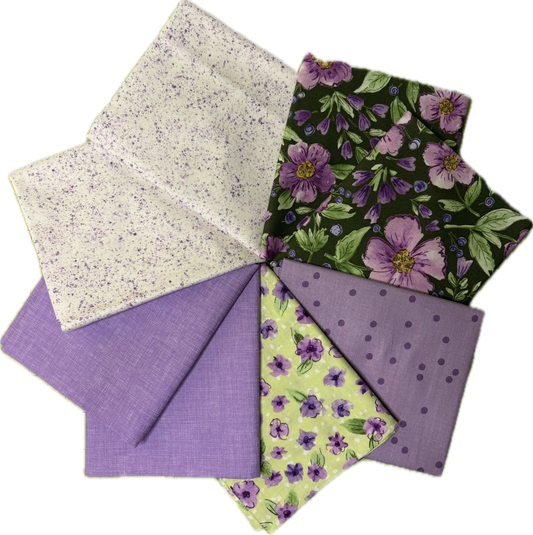 Plum Petals Fat Quarter Bundle #2