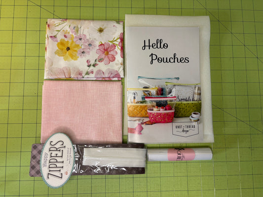 Hello Pouch Kit - Painted Petals