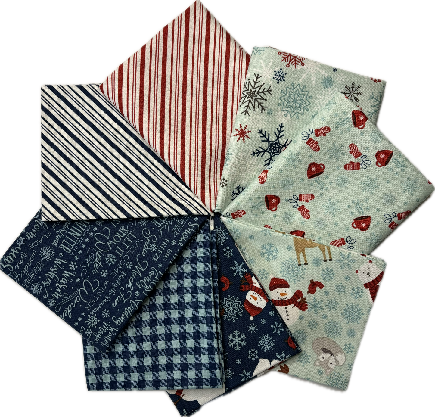 A Winter Wonderland Blue Fat Quarter Bundle