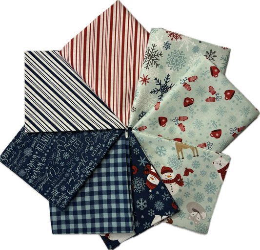 A Winter Wonderland Blue Fat Quarter Bundle