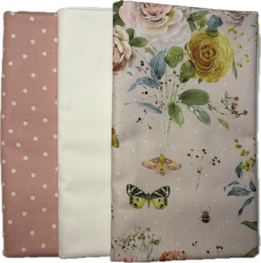 Pink Sketchbook 3 Yard Bundle