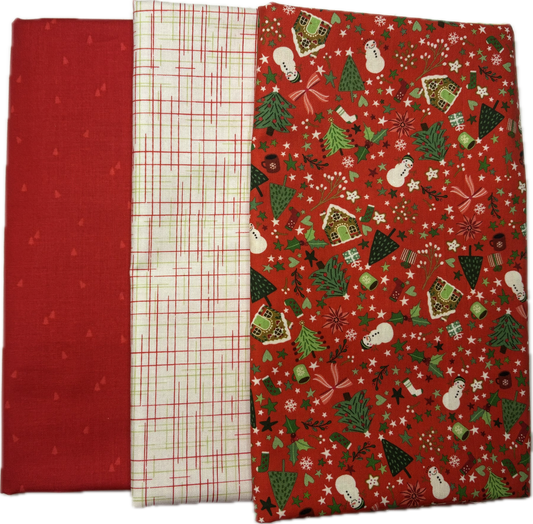 Red Holiday 3 Yard Bundle