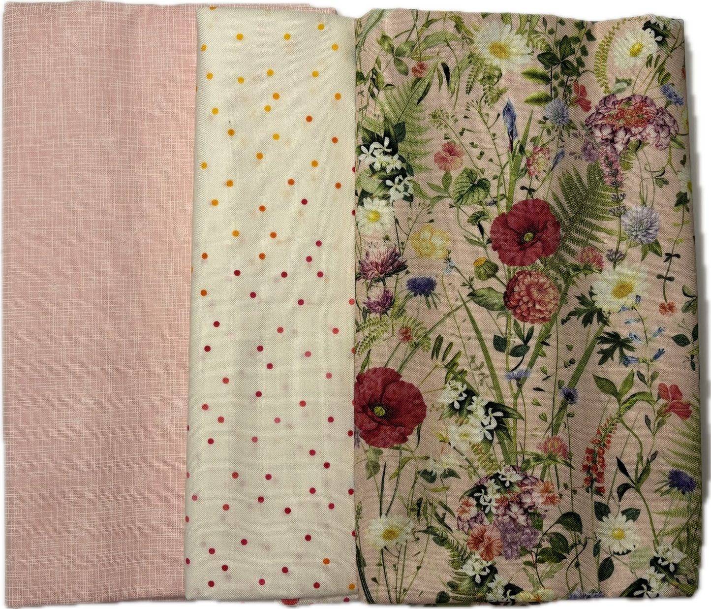 Pink Floral 3 Yard Bundle