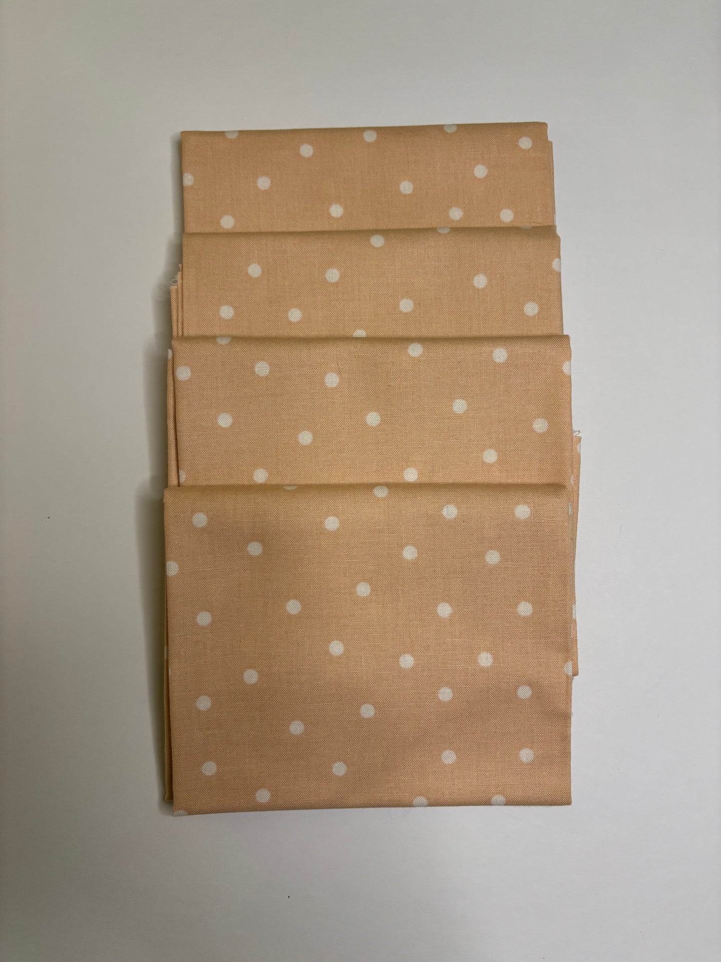 4 Blush Dot Fat Quarters by Riley Blake Designs