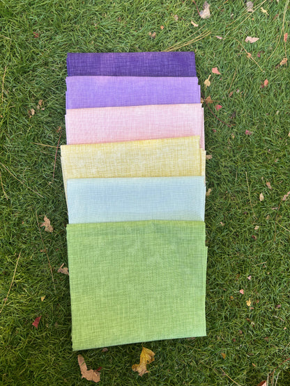 Quilters Linen by Robert Kaufman Fat Quarter Bundle