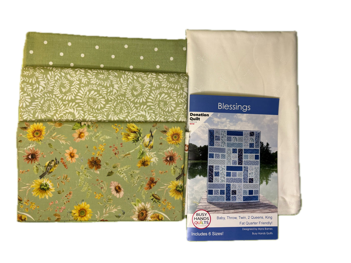 Sunflower Whispers Blessing Quilt Kit