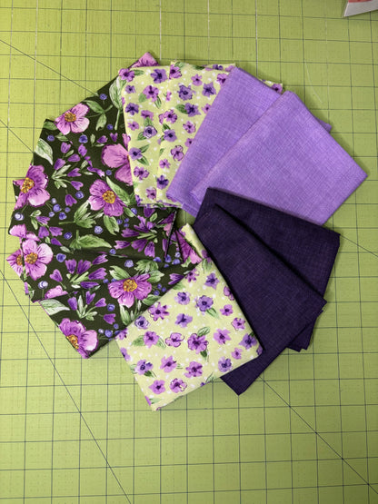Plum Petals Blessing Quilt Kit