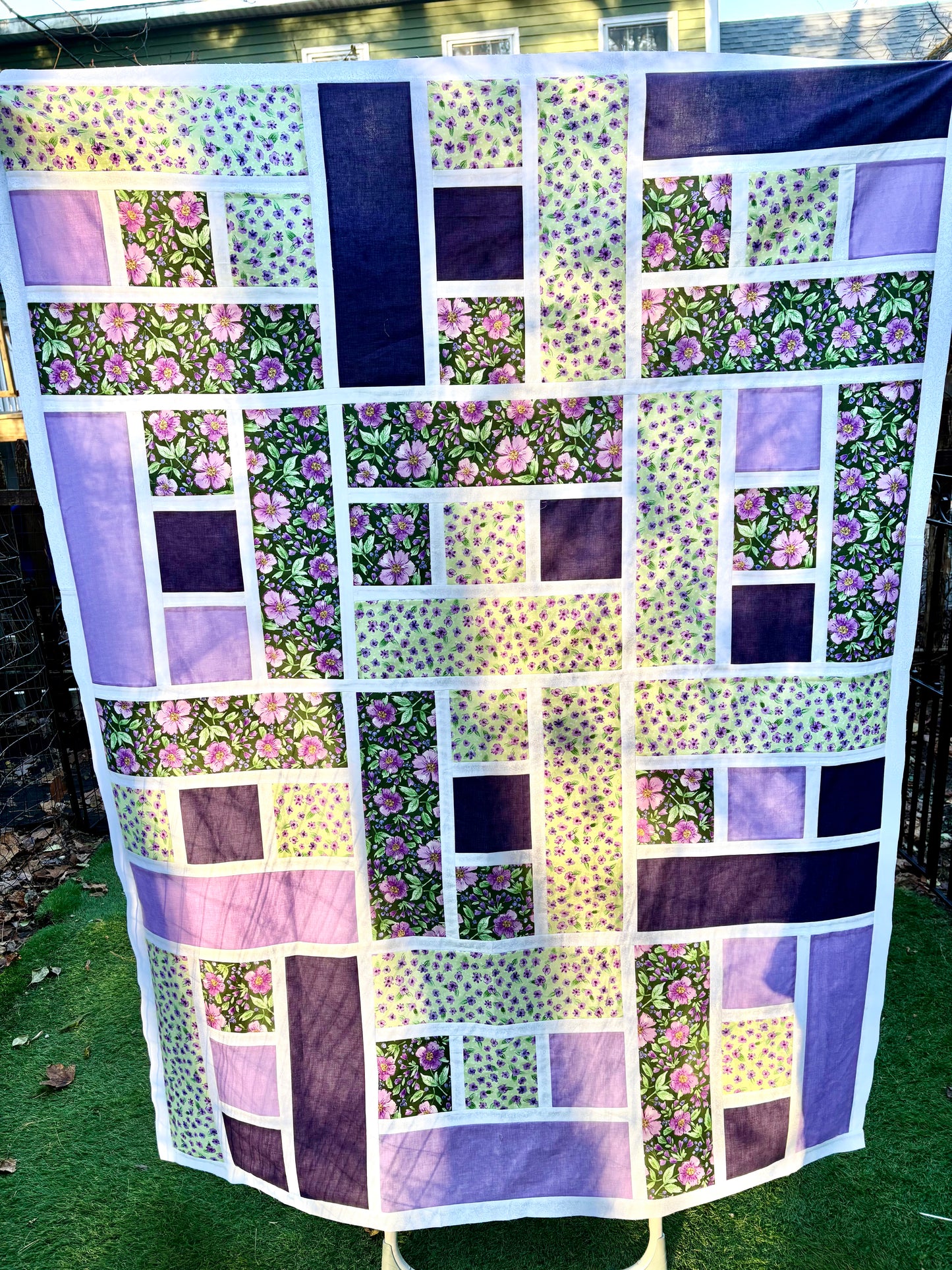 Plum Petals Blessing Quilt Kit