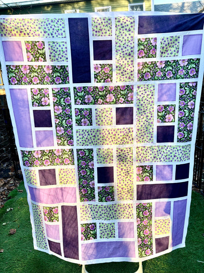 Plum Petals Blessing Quilt Kit